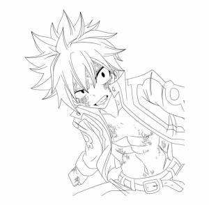 Natsu boyama sayfası,  coloring page, Natsu Ejderhası, 