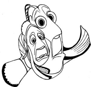 Nemo boyama sayfası,  coloring page, Korkunç Nem, 