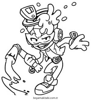 Neon boyama sayfası – eğitici aktivite, yaratıcılık