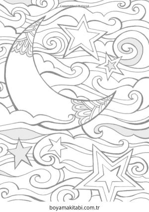 Neon boyama sayfası – el becerilerini geliştirir, boyama çalışması