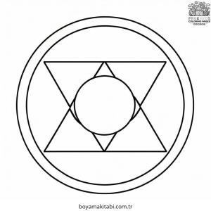 Neon boyama sayfası – evde etkinlik, ücretsiz yazdır