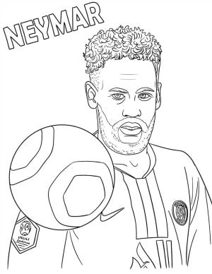 Neymar boyama sayfası,  coloring page, Neymar Resmini zgür, 