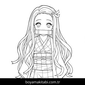 Nezuko boyama sayfası 48393,  coloring page, 