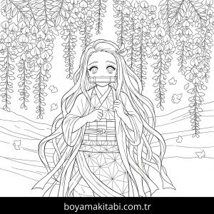 Nezuko boyama sayfası 48380,  coloring page, 