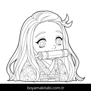 Nezuko boyama sayfası 48381,  coloring page, 