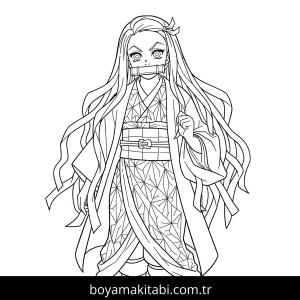Nezuko boyama sayfası 48377,  coloring page, 
