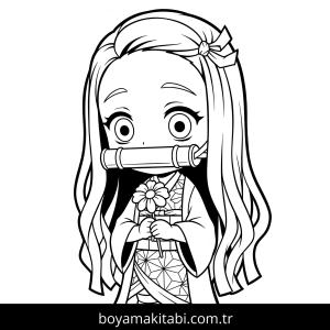 Nezuko boyama sayfası 48395,  coloring page, 