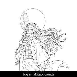 Nezuko boyama sayfası 48394,  coloring page, 