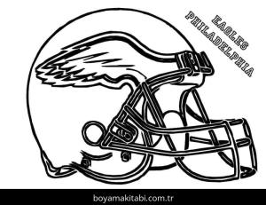 NFL boyama sayfası – yaratıcılığı geliştirir, keyifli zaman