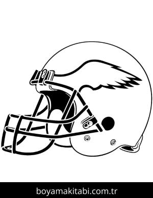 NFL boyama sayfası – yaratıcılık, eğlenceli etkinlik