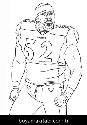 NFL boyama sayfası – evde etkinlik, ücretsiz yazdır