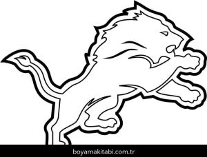 NFL boyama sayfası – sevimli karakter, sanatsal çalışma