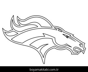 NFL boyama sayfası – basit çizim, kolay boyama