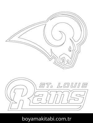 NFL boyama sayfası – okul öncesi, evde etkinlik