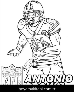 NFL boyama sayfası – boyama etkinliği, çocuk aktivitesi