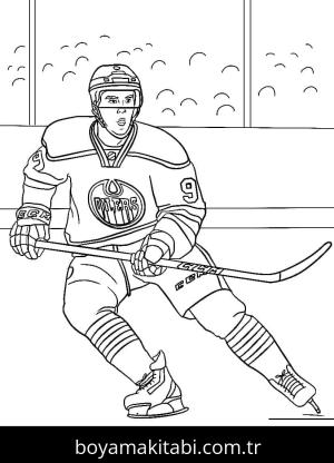 NHL boyama sayfası – çocuk aktivitesi, PDF indir