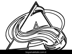 NHL boyama sayfası – renkli çizimler, okul öncesi