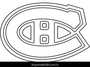 NHL boyama sayfası – sanatsal çalışma, çocuklar için