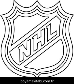 NHL boyama sayfası – yaratıcılığı geliştirir, keyifli zaman