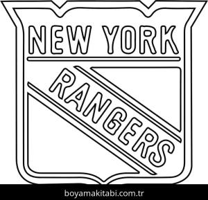 NHL boyama sayfası – çizgi film temalı, basit çizim