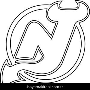 NHL boyama sayfası – sanatsal çalışma, çocuklar için