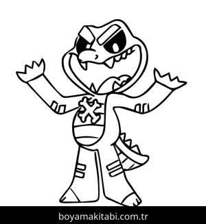 Nightmare Critters boyama sayfası – yaratıcılığı geliştirir, keyifli zaman