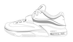 Nike boyama sayfası,  coloring page, Nike klasik ayakkabı, 