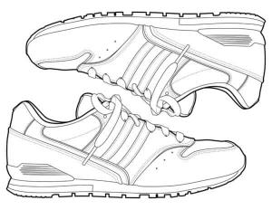 Nike boyama sayfası,  coloring page, Nike ayakkabısını eşleştir, 