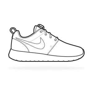 Nike boyama sayfası,  coloring page, Nike ayakkabı ücretsiz indir, 