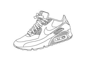 Nike boyama sayfası,  coloring page, çocuklar için, basit, doğal