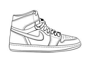 Nike boyama sayfası,  coloring page, canlı, eğlenceli, çerçeveli