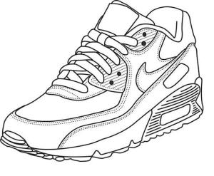 Nike boyama sayfası,  coloring page, komik, komik, karakterli