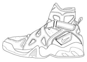 Nike boyama sayfası,  coloring page, Ücretsiz Nike Air Jordan, 