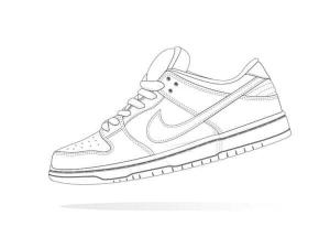 Nike boyama sayfası,  coloring page, Nike ücretsiz aşınma ayakkabıları, 