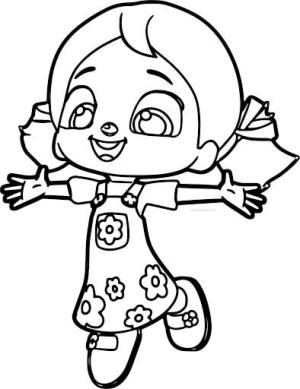 Niloya boyama sayfası,  coloring page, Niloya Atlama, 