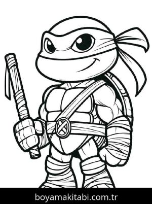 Ninja Kaplumbağalar boyama sayfası – boyama etkinliği, çocuk aktivitesi