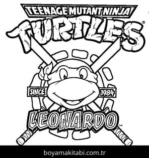 Ninja Kaplumbağalar boyama sayfası – eğlenceli etkinlik, el becerilerini geliştirir
