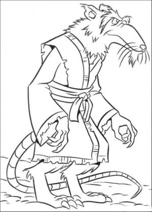 Ninja Kaplumbağalar boyama sayfası,  coloring page, Ninja Kaplumbağaların Babası, 