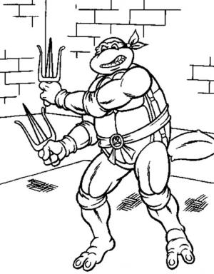 Ninja Kaplumbağalar boyama sayfası,  coloring page, Ninja Kaplumbağalar Çizimi, 