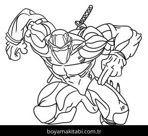 Ninja boyama sayfası – ücretsiz yazdır, boyama etkinliği