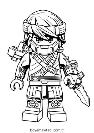 Ninjago boyama sayfası – yaratıcılık, eğlenceli etkinlik