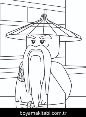 Ninjago boyama sayfası – renkli çizimler, okul öncesi