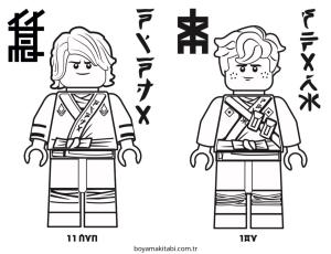 Ninjago boyama sayfası – eğlenceli etkinlik, el becerilerini geliştirir