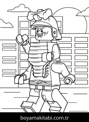 Ninjago boyama sayfası – keyifli zaman, renkli çizimler