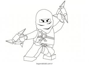 Ninjago boyama sayfası – boyama etkinliği, çocuk aktivitesi