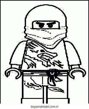 Ninjago boyama sayfası – okul öncesi, evde etkinlik