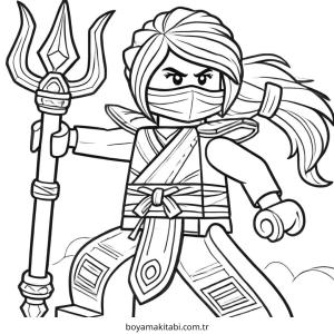Ninjago boyama sayfası – eğitici aktivite, yaratıcılık