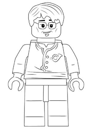 Ninjago boyama sayfası,  coloring page, Ninjago’dan Postacı, 