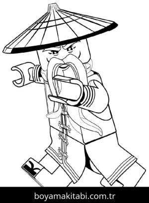 Ninjago boyama sayfası – yaratıcılık, eğlenceli etkinlik