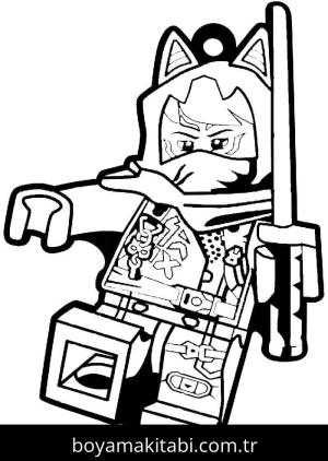 Ninjago boyama sayfası – eğitici aktivite, yaratıcılık